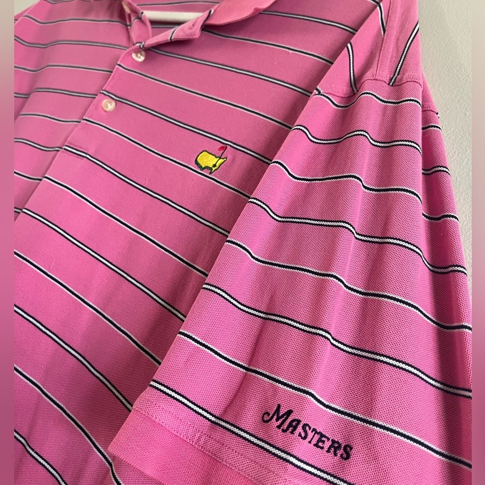 Masters Collection Men’s Pima Cotton Pink Short Sleeve Golf Polo Shirt XXL